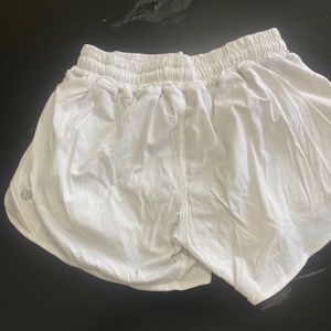 lululemon white athletic shorts tall